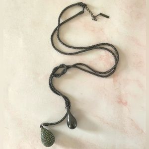 Dynamite Knotted Teardrop Pendant Necklace